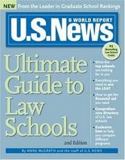 Tapa de U.S. News Ultimate Guide to Law Schools 2E (U.S. News Ultimate Guide to Law Schools)