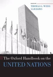 Tapa de The Oxford Handbook On The United Nations