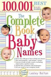 Tapa de The Complete Book of Baby Names (Complete Book of)
