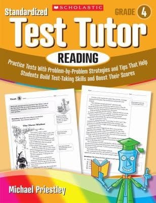 Tapa de Standardized Test Tutor Practice Tests With Questionbyquestion Strategies And Tips That Help Students Build Testtaking Skills And Boost Their Scores