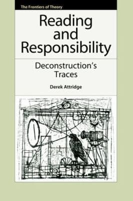 Tapa de Reading And Responsibility Deconstructions Traces