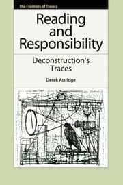 Tapa de Reading And Responsibility Deconstructions Traces