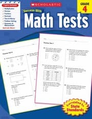 Tapa de Scholastic Success With Math Tests