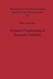 Tapa de Dynamic Programming Of Economic Decisions