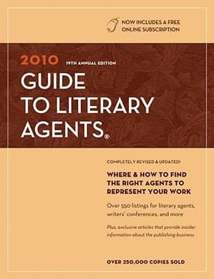 Tapa de 2010 Guide To Literary Agents