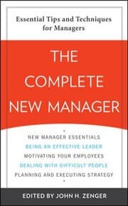 Tapa de The Complete New Manager Essential Tips And Techniques For Managers