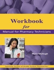 Tapa de Workbook For The Manual For Pharmacy Technicians