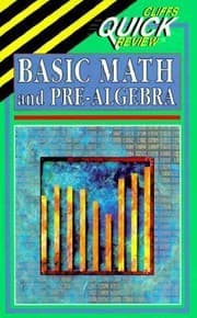 Tapa de Cliffs Quick Review Basic Maths And Prealgebra