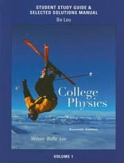 Tapa de Student Study Guide And Selected Solutions Manual For College Physics