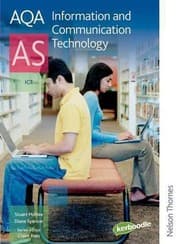 Tapa de Aqa As Information And Communication Technology Students Book