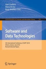 Tapa de Software And Data Technologies 5th International Conference Icsoft 2010 Athens Greece July 2224 2010 Revised Selected Papers