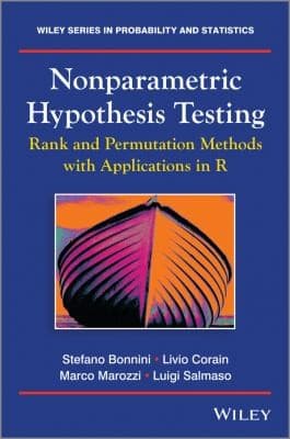 Tapa de Nonparametric Hypotheses Testing With R Rank Tests And Permutation Tests