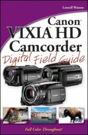 Tapa de Canon Vixia Hd Camcorder Digital Field Guide