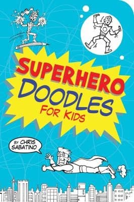 Tapa de Superhero Doodles For Kids