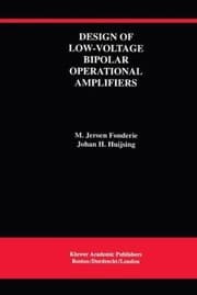 Tapa de Design Of Lowvoltage Bipolar Operational Amplifiers