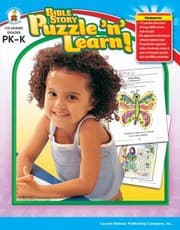 Tapa de Bible Story Puzzle N Learn Grades Pkk
