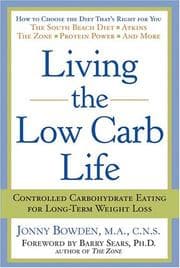 Tapa de Living the low carb life from Atkins to the Zone