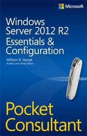Tapa de Windows Server 2012 R2 Essentials Configuration Pocket Consultant