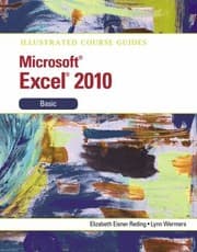 Tapa de Microsoft Excel 2010 Illustrated Course Guides Basic