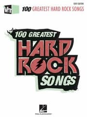 Tapa de 100 Greatest Hard Rock Songs Easy Guitar
