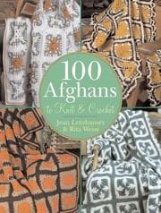 Tapa de 100 afghans to knit & crochet