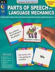 Tapa de Parts of Speech and Language Mechanics Grade 3
Language Games Galore