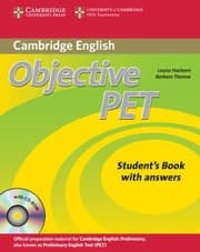 Tapa de Objective Pet Students Book With Answers