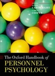 Tapa de The Oxford Handbook Of Personnel Psychology