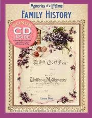 Tapa de Memories of a Lifetime: Family History