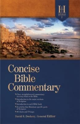 Tapa de Holman Concise Bible Commentary