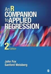 Tapa de An R Companion To Applied Regression