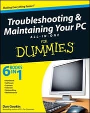 Tapa de Troubleshooting Maintaining Your Pc Allinone For Dummies