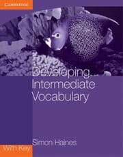 Tapa de Developing Intermediate Vocabulary With Key
