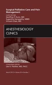 Tapa de Surgical Palliative Care And Pain Management