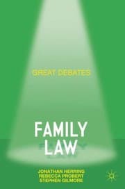 Tapa de Great Debates In Family Law