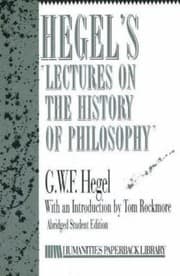 Tapa de Hegels Lectures History Philosophy