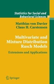 Tapa de Multivariate And Mixture Distribution Rasch Models Extensions And Applications