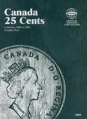 Tapa de Canada 25 Cents Collection 1990 to 2000 Number Four
Official Whitman Coin Folder