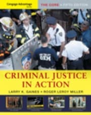 Tapa de Criminal Justice in Action
Cengage Advantage Books