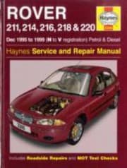Tapa de Rover 200 Series Service And Repair Manual
