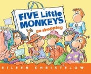 Tapa de Five Little Monkeys Go Shopping