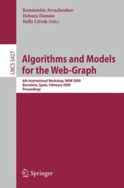 Tapa de Algorithms And Models For The Webgraph
