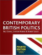 Tapa de Contemporary British Politics