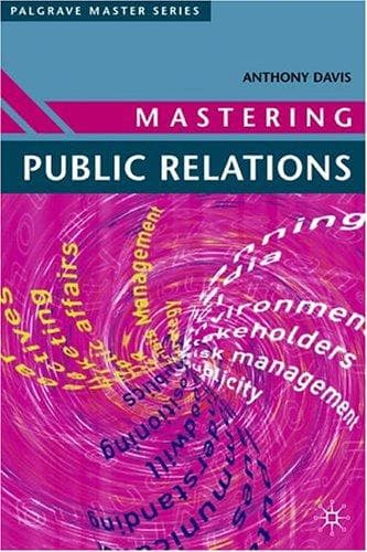 Tapa de Mastering Public Relations (Palgrave Master)