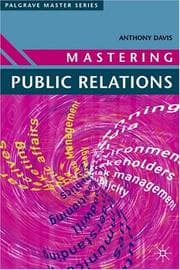Tapa de Mastering Public Relations (Palgrave Master)