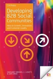 Tapa de Developing B2b Social Communities Keys To Growth Innovation And Customer Loyalty