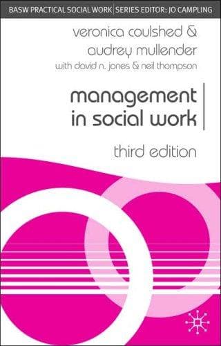 Tapa de Management in social work