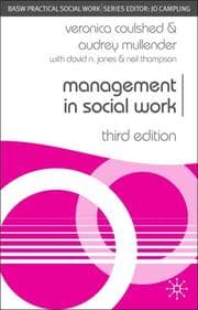 Tapa de Management in social work