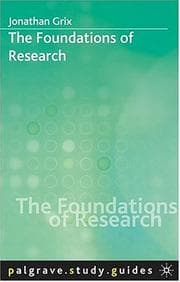 Tapa de The foundations of research