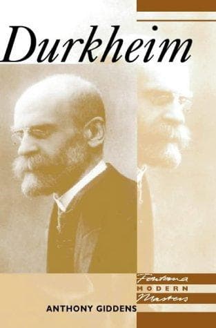 Tapa de Durkheim (Modern Masters)